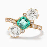 Smaragd-Diamant-Ring - photo 1