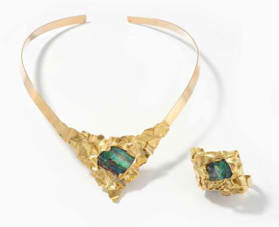 Designer Opal-Gold-Set - photo 1