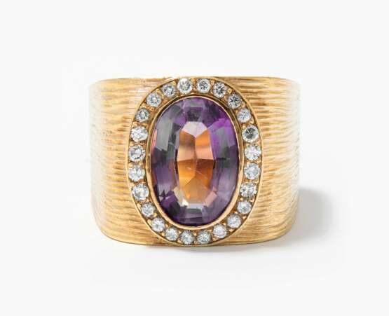 Amethyst-Diamant-Ring - photo 1