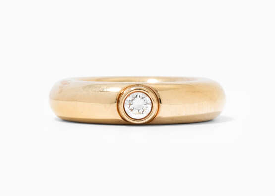 Gold-Brillant-Ring - Foto 1