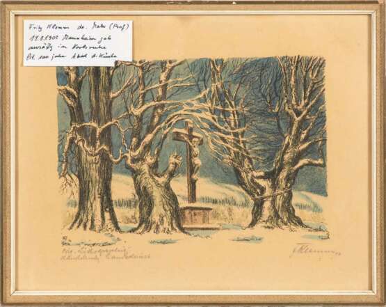 Klemm, Walther: Winterlandschaft mit Ma - photo 2