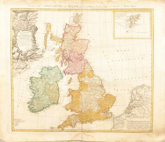 Landkarte England. "A General Map of Gr - Foto 1