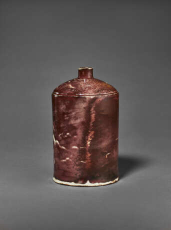 A COPPER-RED-DECORATED PORCELAIN BOTTLE - photo 1