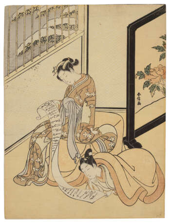 SUZUKI HARUNOBU (1725-1770) - Foto 1