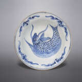 A LARGE BLUE-AND-WHITE PORCELAIN BOWL - photo 1