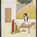 A PAINTING OF RADHA AT HER TOILETTE - Foto 1