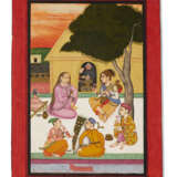 A PAINTING OF NOBLEWOMEN VISITING A SHAIVITE SHRINE - фото 1