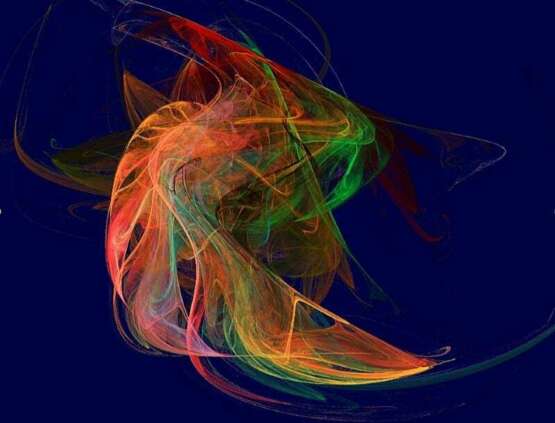 Бойцовая рыбка Натуральное дерево Жикле Неоавангард цифровая интуитивная живопись Молдавия 2022 г. - фото 1