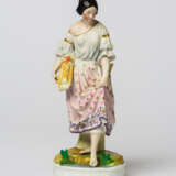 A RUSSIAN PORCELAIN FIGURE SHOWING THE PERSONIFICATION OF SPRING - Foto 1
