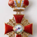 A VERY RARE RUSSIAN ORDER OF ST. ANNA WITH CROWN - Foto 1