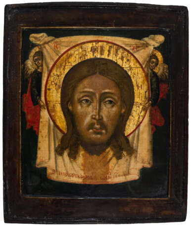 A RUSSIAN ICON SHOWING THE MANDYLION OF CHRIST - фото 1
