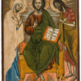 A NORTHERN GREEK ICON SHOWING THE DEESIS - фото 1