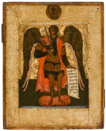 A RUSSIAN ICON SHOWING ARCHANGEL MICHAEL - photo 1