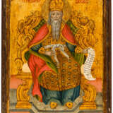 A LARGE GREEK ICON SHOWING THE HOLY PROPHET ZECHARIAH - photo 1