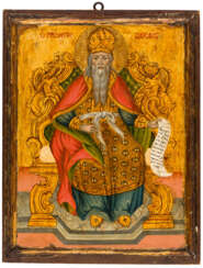 A LARGE GREEK ICON SHOWING THE HOLY PROPHET ZECHARIAH