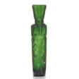 A FATIMID GREEN FACET-CUT GLASS BOTTLE - Auction prices