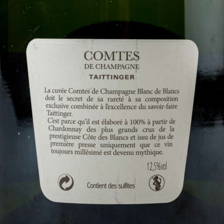 TAITTINGER 1 Flasche Champagner 'Comptes de Champagne' 2006 - фото 4