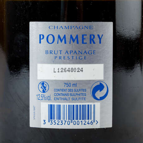 POMMERY 1 Flasche APANAGE PRESTIGE - фото 4