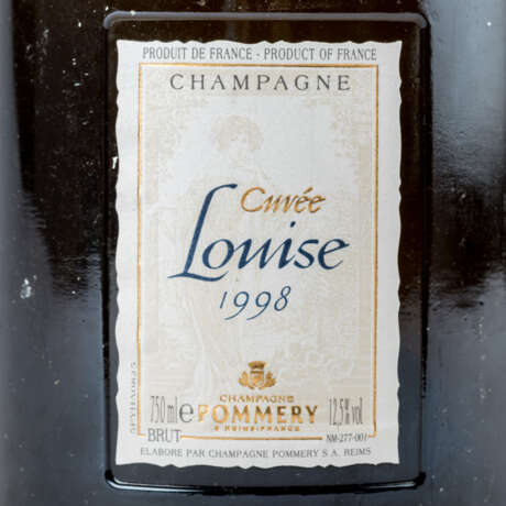 POMMERY 1 Flasche LOUISE MILLESIME 1998 - photo 2