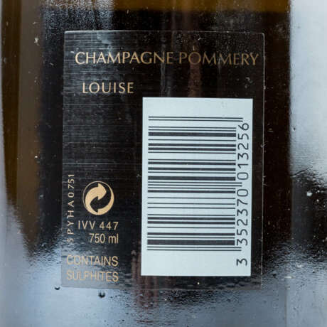 POMMERY 1 Flasche LOUISE MILLESIME 1998 - photo 4