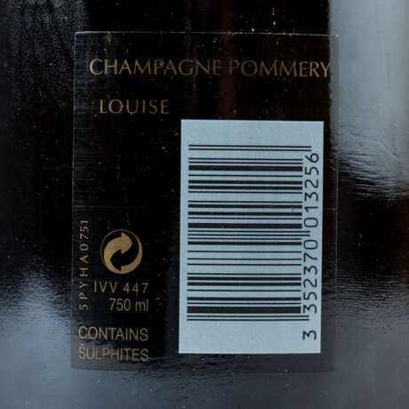 POMMERY 1 Flasche LOUISE MILLESIME 1998 - Foto 4