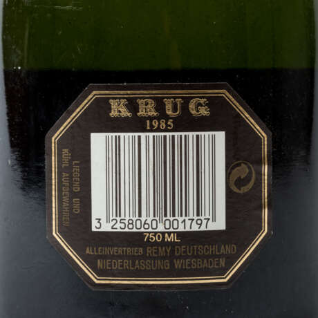 KRUG 1 Flasche KRUG 1985 - photo 2