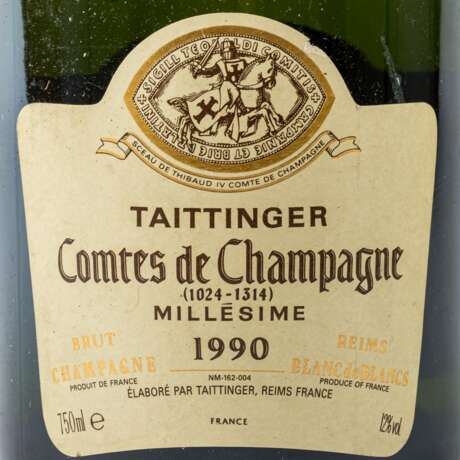 TAITTINGER 1 Flasche Champagner 'Comptes de Champagne Millesime' 1990 - Foto 2