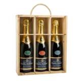 CHARLES HEIDSIECK 3 Flaschen Champagner, Kollektion 'Brut Réserve' in OHK 1992, 1993, 1994 - Foto 1