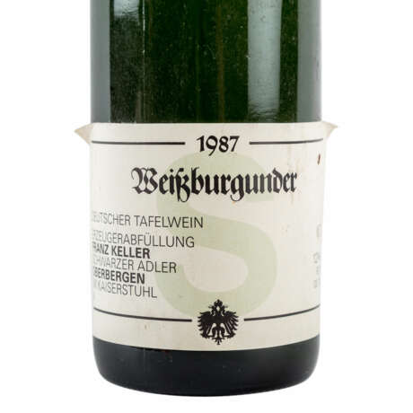 FRANZ KELLER 1 Flasche WEIßBURGUNDER 1987 - Foto 2