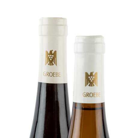 GROEBE 2 Flaschen WESTHOFENER AULERDE RIESLING 2013 / KIRCHSPIEL RIESLING SPÄTLESE 2005 - photo 4