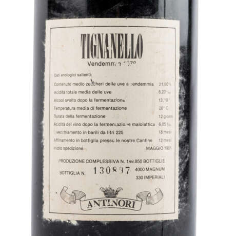 MARCHESI ANTINORI 1 Flasche TIGNANELLO 1978 - photo 7