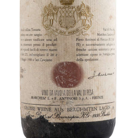 MARCHESI ANTINORI 1 Flasche TIGNANELLO 1978 - photo 3