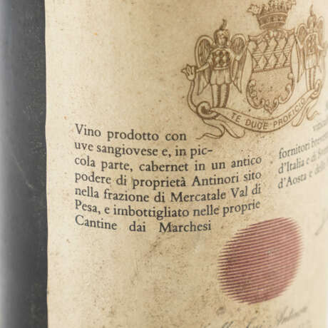 MARCHESI ANTINORI 1 Flasche TIGNANELLO 1990 - photo 4