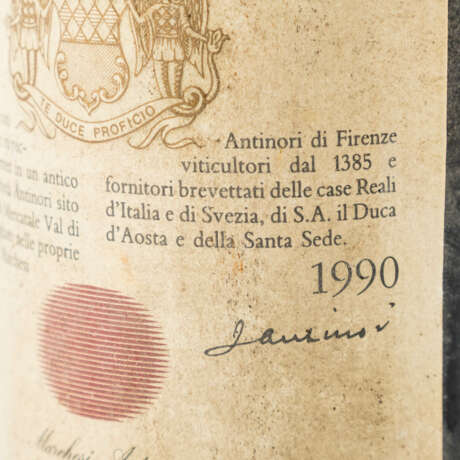 MARCHESI ANTINORI 1 Flasche TIGNANELLO 1990 - photo 5