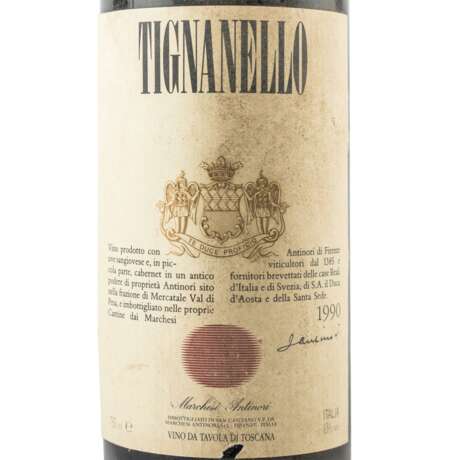 MARCHESI ANTINORI 1 Flasche TIGNANELLO 1990 - фото 2