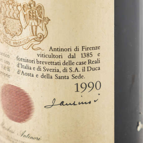 MARCHESI ANTINORI 1 Flasche TIGNANELLO 1990 - Foto 5