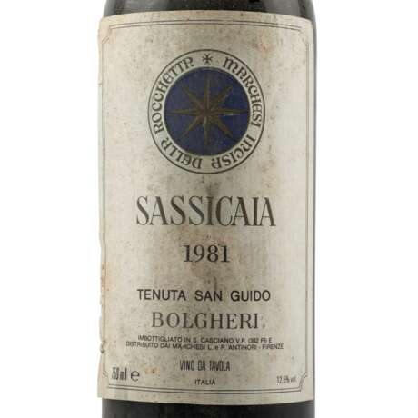 TENUTA SAN GUIDO 1 Flasche SASSICAIA 1981 - Foto 3