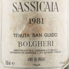 TENUTA SAN GUIDO 1 Flasche SASSICAIA 1981