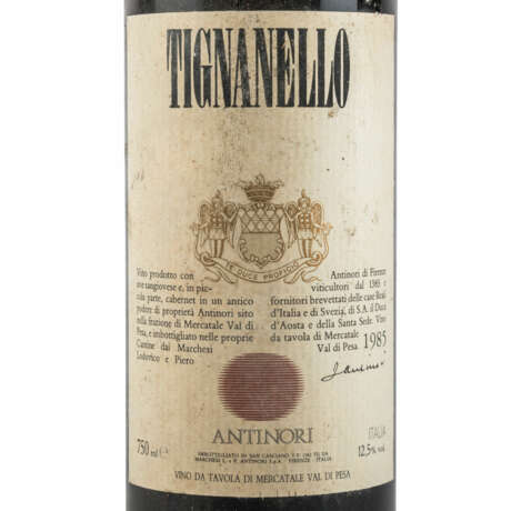 MARCHESI ANTINORI 1 Flasche TIGNANELLO 1985 - фото 2