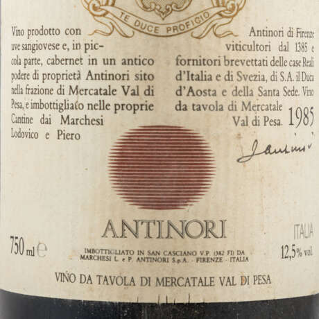 MARCHESI ANTINORI 1 Flasche TIGNANELLO 1985 - photo 3