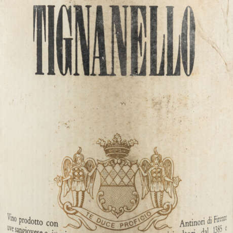 MARCHESI ANTINORI 1 Flasche TIGNANELLO 1985 - фото 4