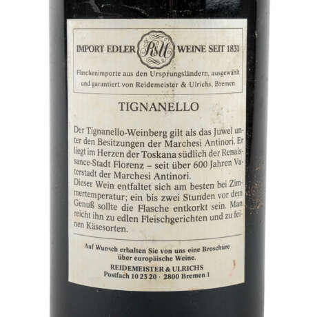 MARCHESI ANTINORI 1 Flasche TIGNANELLO 1985 - фото 6