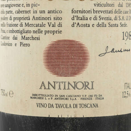 MARCHESI ANTINORI 1 Flasche TIGNANELLO 1986 - фото 4