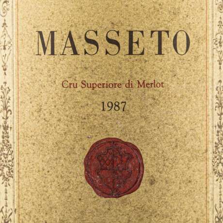 MASSETO 1 Flasche CRU SUPERIORE DI MERLOT 1987 - фото 2