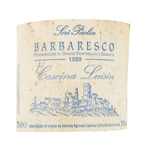 BARBARESCO 10 Flaschen CASCINA LUISIN 1999 - Foto 5