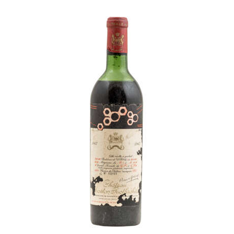 CHÂTEAU MOUTON 1 Flasche ROTHSCHILD 1967 - photo 1