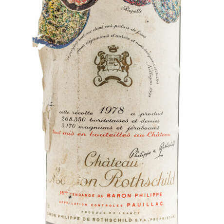 CHÂTEAU MOUTON 1 Flasche ROTHSCHILD 1978 - photo 2