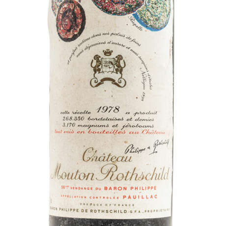 CHÂTEAU MOUTON 1 Flasche ROTHSCHILD 1978 - Foto 2