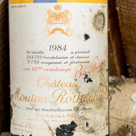 CHÂTEAU MOUTON 7 Normalflaschen ROTHSCHILD 1984 in OHK - photo 8