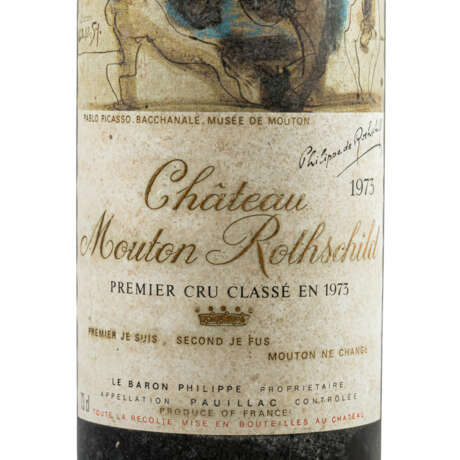 CHÂTEAU MOUTON 1 Flasche ROTHSCHILD 1973 - photo 2